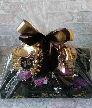 Pralinen Nähmaschine zum Geburtstag/Ruhestand